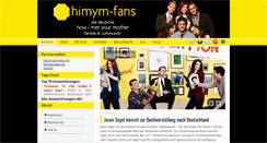 Desktop Screenshot of himym-fans.de